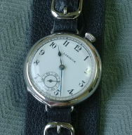 Lisieux enamelled dial first world war military watch